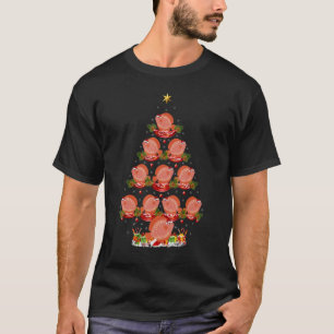 Discus Fish Xmas Holiday Discus Christmas Tree T-Shirt