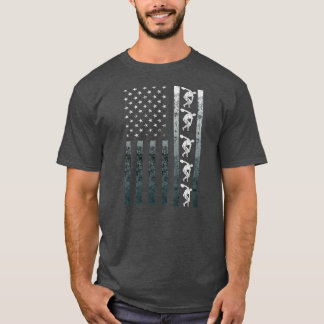 Discus Thrower Track And Field Vintage America T-Shirt