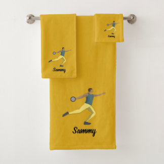 Discus Throwing Bath Towel Set