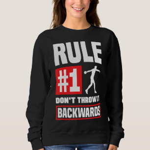 Discus Throwing Discus Thrower Track And Field Rul Sweatshirt