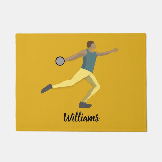 Discus Throwing Doormat (Front)