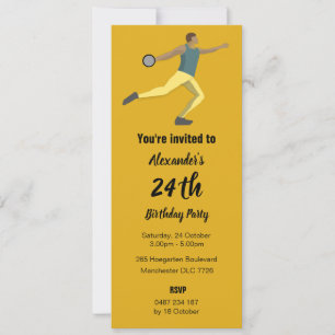 Discus Throwing Invitation