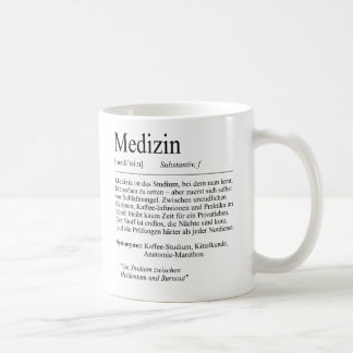 Discussion of "medicine" gift, students coffee mug