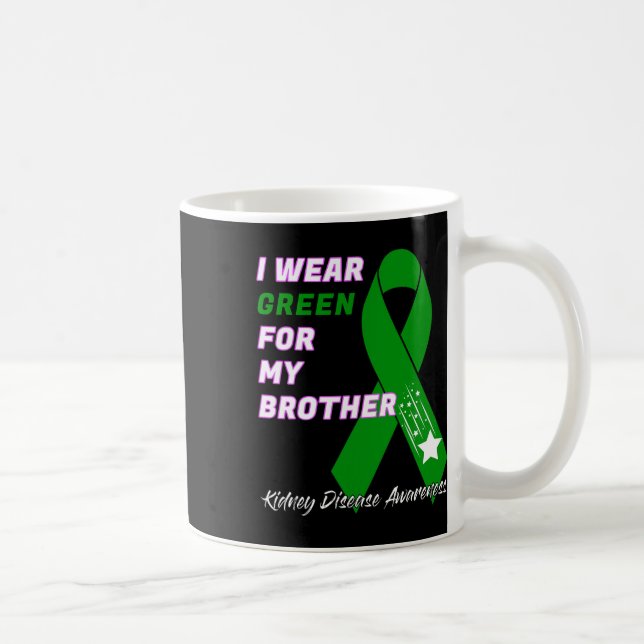 Disease Awareness Dialysis Transplant Patient Warr Coffee Mug (Right)