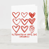 Disease Awareness Hearts I Wear Red Heart Surgery