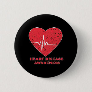 Disease Awareness -national Wear Red Shirt Day  6 Cm Round Badge