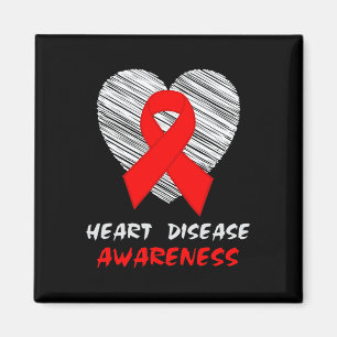 Disease Awareness Red Ribbon 1 Magnet
