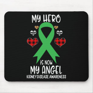 Disease Awareness Remembrance Hero Is Now My Angel Mouse Pad