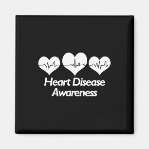 Disease Awareness Shirt For Women Heart Health Magnet
