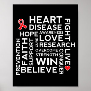 Disease Awareness Support Walk Tee  Poster
