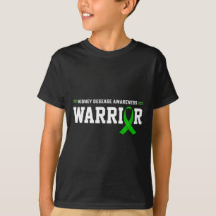 Disease Awareness Warrior Support Month Green Ribb T-Shirt