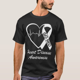 Disease Awareness We Wear Red In February Go Red H T-Shirt