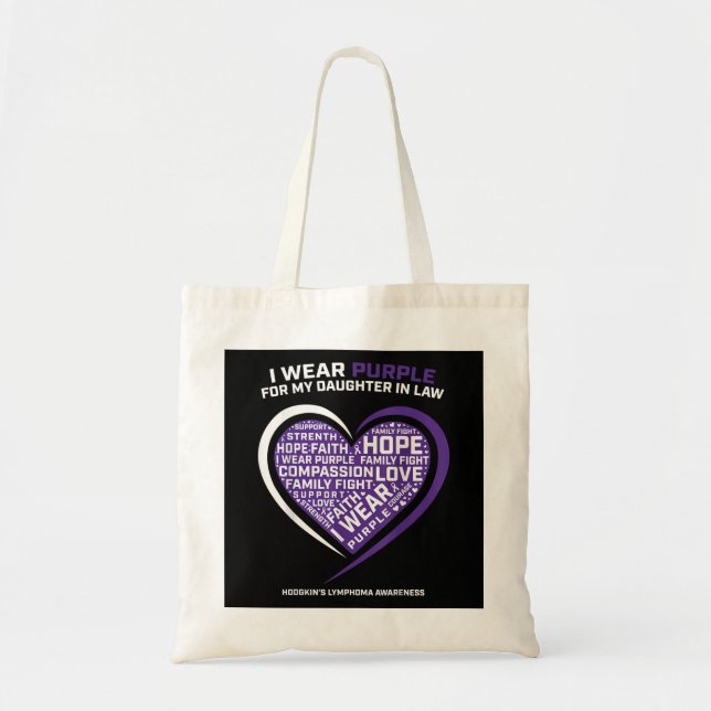 Disease Daughter In Law Hodgkins Lymphoma Tote Bag (Front)