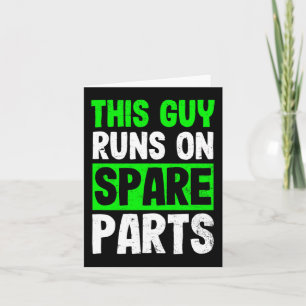 Disease Design Guy Runs On Spareparts Gift Card