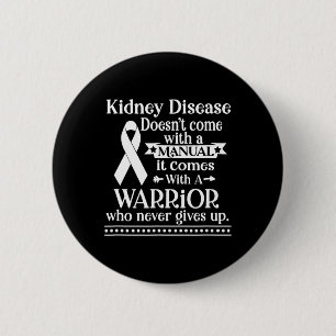 Disease Doesn't Come With A Manual Awareness 6 Cm Round Badge