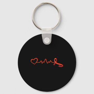 Disease - Heart Awareness Outfit Heart Health Gift Key Ring