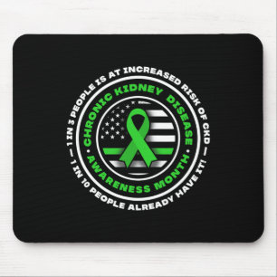 Disease Husband Kidney Disease Awareness Gifts Mouse Pad