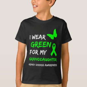 Disease I Wear Green For My Granddaughter Ribbon 1 T-Shirt