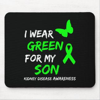 Disease I Wear Green For My Son Ribbon Mouse Pad