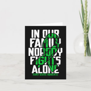 Disease Support Family Kidney Disease Awareness  Card