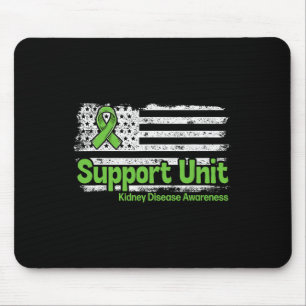 Disease Support Unit Flag Kidney Disease Awareness Mouse Pad