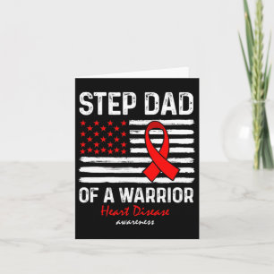 Disease Survivor Support Step Dad Of A Warrior Card