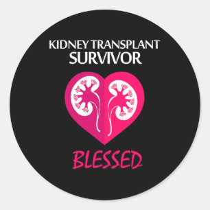 Disease Transplant Survivor  Classic Round Sticker