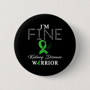 Disease Warrior I'm Fine 6 Cm Round Badge