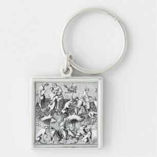 Diseases of dogs and their cure, after a miniature key ring