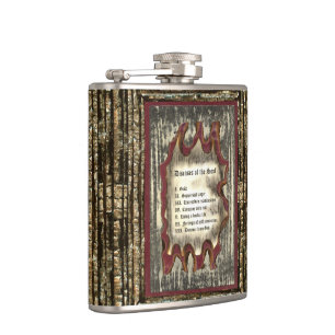 Diseases of The Soul Hip Flask