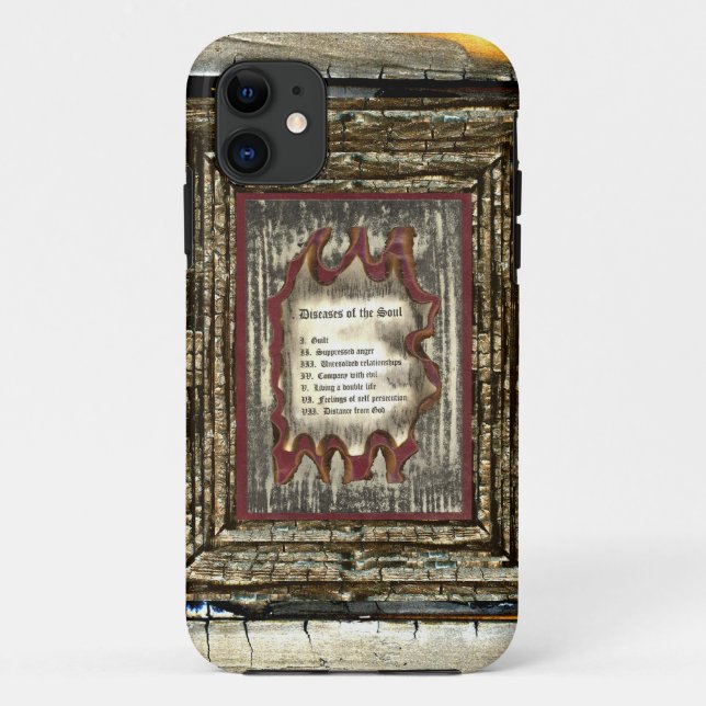 Diseases of The Soul Mouse Pad Case-Mate iPhone Case (Back)