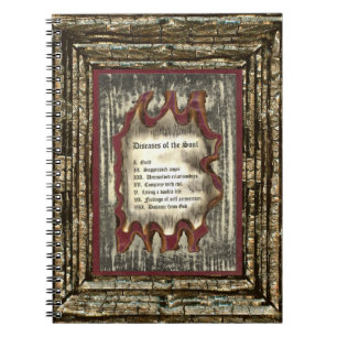 Diseases of The Soul Spiral Notebook