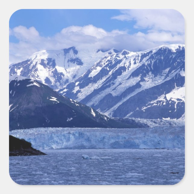 Disenchantment Bay and Hubbard Glacier, Square Sticker (Front)
