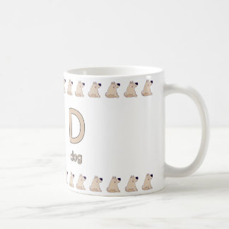 DisforDog–FunAlphabetCupDesign Coffee Mug