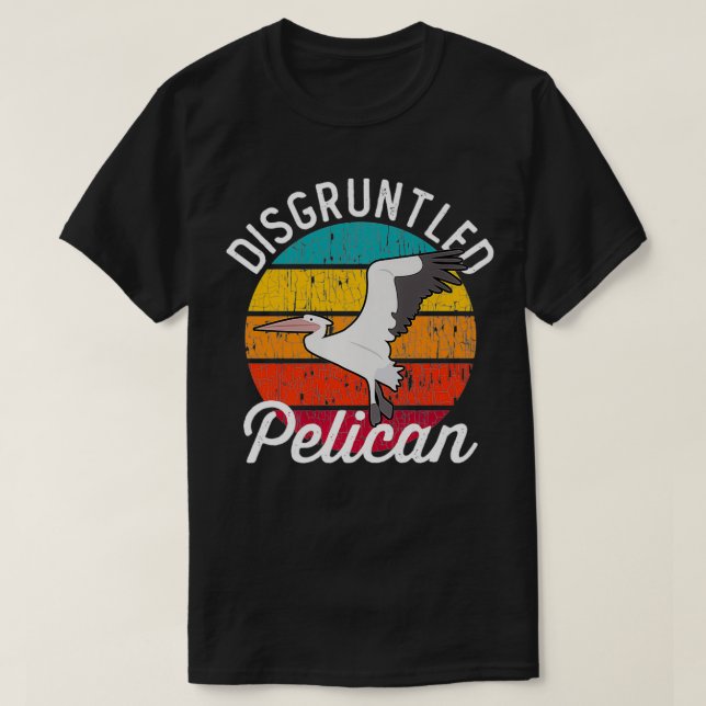 Disgruntled Pelican Premium  T-Shirt (Design Front)