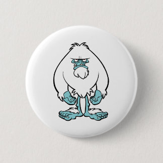 Disgruntled Yeti 6 Cm Round Badge