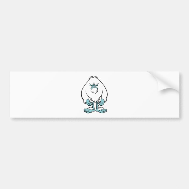 Disgruntled Yeti Bumper Sticker (Front)