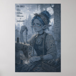 Disgust / Seamstress / Sewing Factory Poster