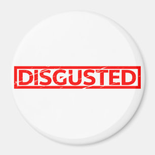Disgusted Stamp Magnet
