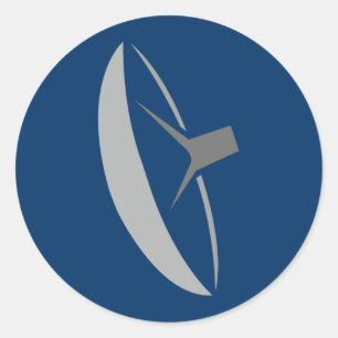 dish classic round sticker