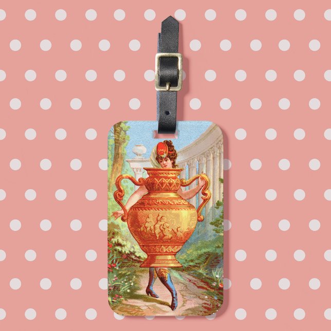 Dish Darlings Golden Amphora Luggage Tag (Creator Uploaded)