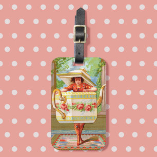 Dish Darlings Tea Time Luggage Tag