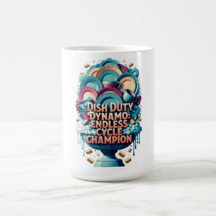Dish Duty Dynamo T Shirt, Endless Cycle Champion  Coffee Mug