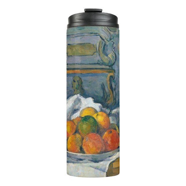 Dish of Apples Paul Cezanne Famous Visual Arts Pos Thermal Tumbler (Front)