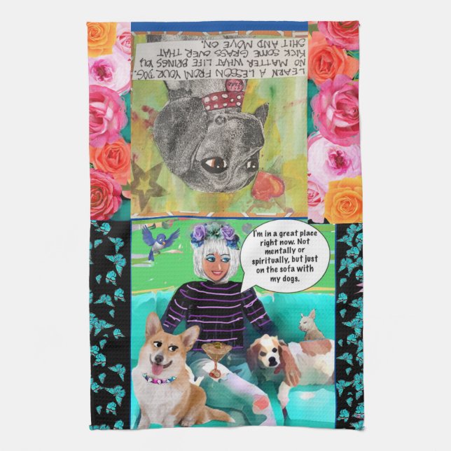 Dish towel- kitchen towel (Vertical)