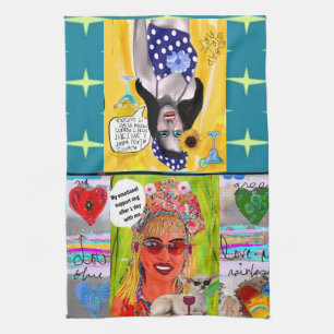 Dish towel My emotional support dog