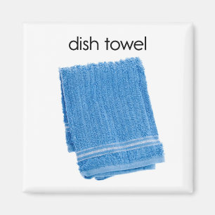 Dish Towel Refrigerator Magnet