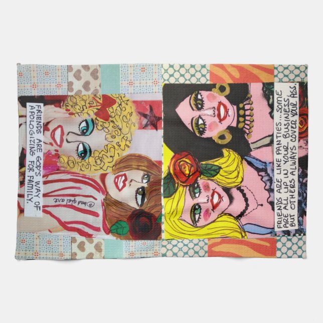 Dish towel- tea towel (Horizontal)