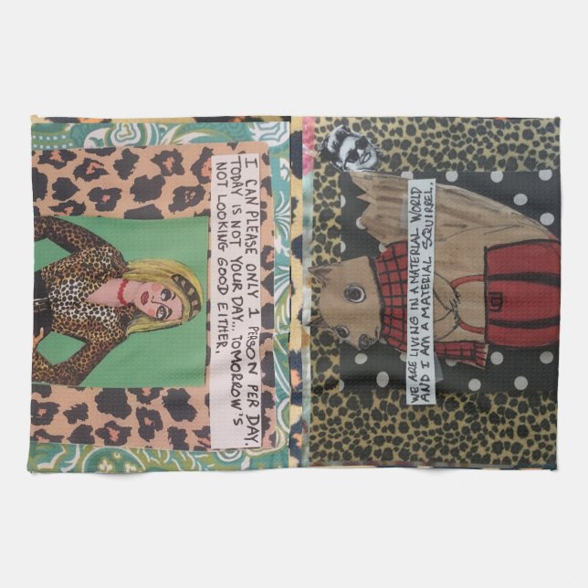 Dish towel- tea towel (Horizontal)