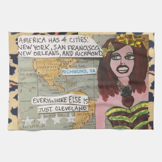 Dish towel- tea towel (Horizontal)